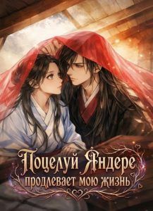 Ранобэ «Поцелуй Яндере продлевает мою жизнь» — обложка